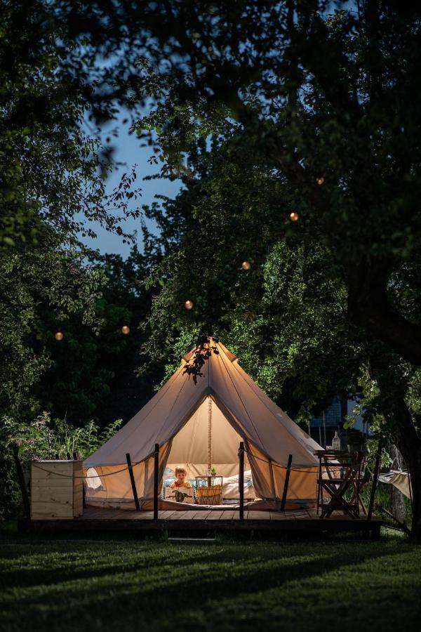 Dragonfly Gardens Urban Glamping Luxury tent