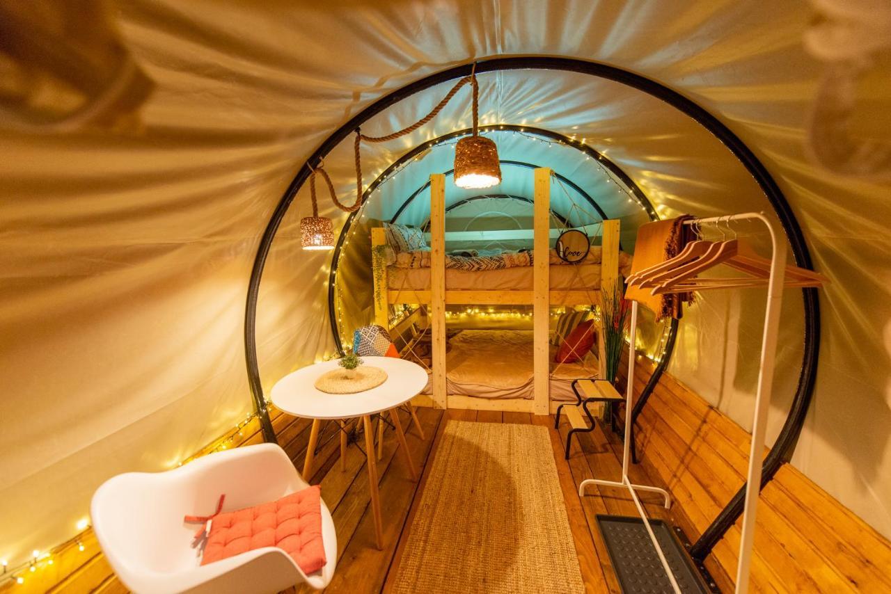 Dragonfly Gardens Urban Glamping Luxury tent